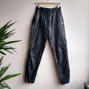 Byrnes & Baker Leather Pants